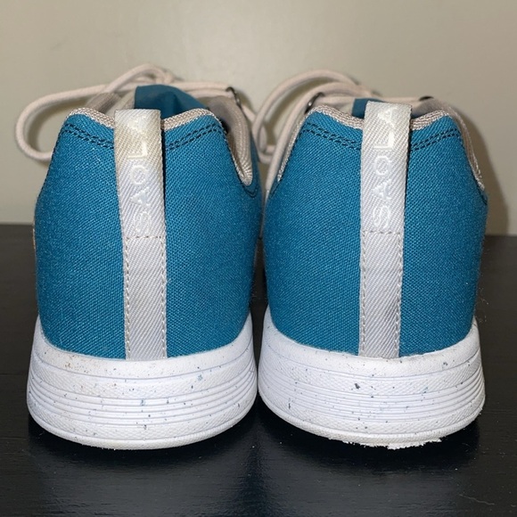 Saola Women Vegan Teal Blue Sneaker Size 10.  
Excellent condition - Picture 3 of 10